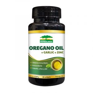 OREGANO OIL+GARLIC+ZINC (MDX) SOFTGELS 715 mg